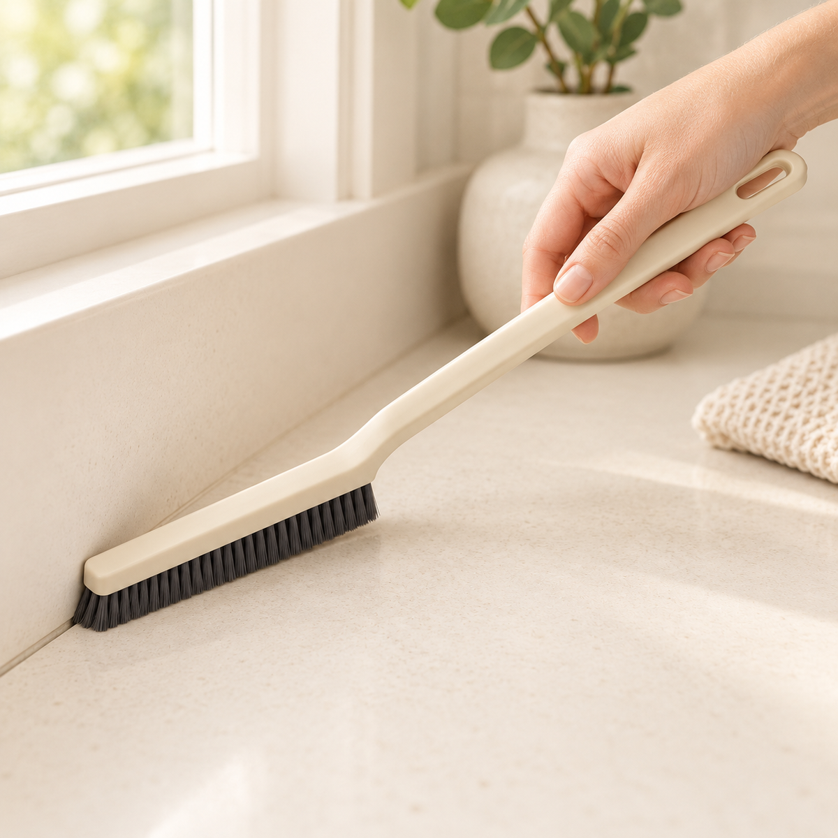 crevice cleaning brush — product use detail 4