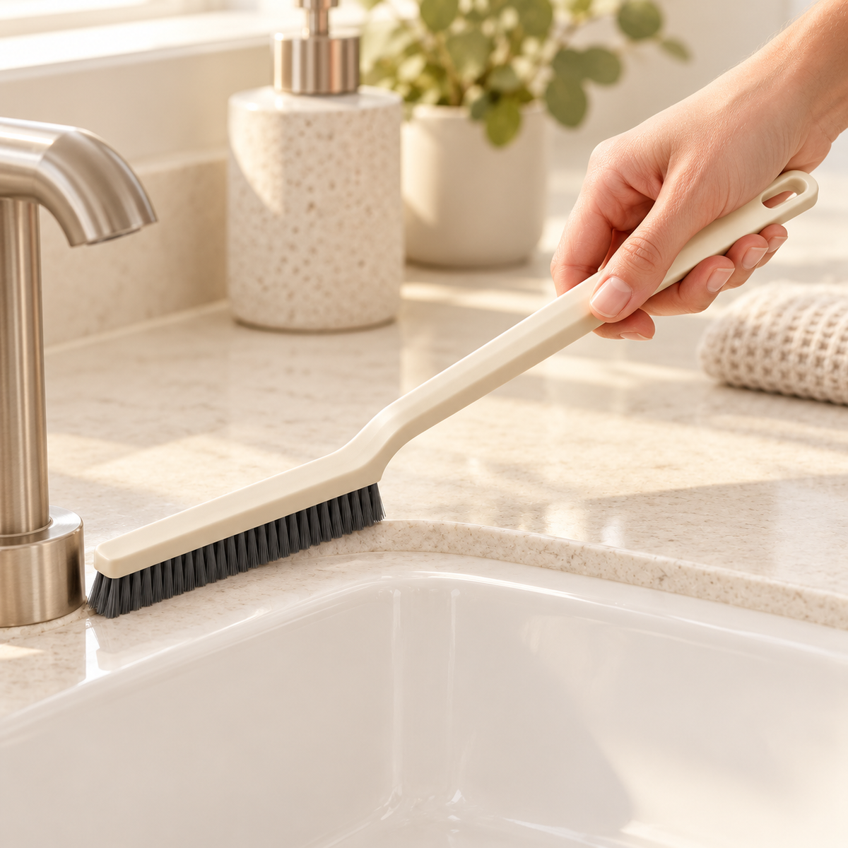 crevice cleaning brush — product use detail 6