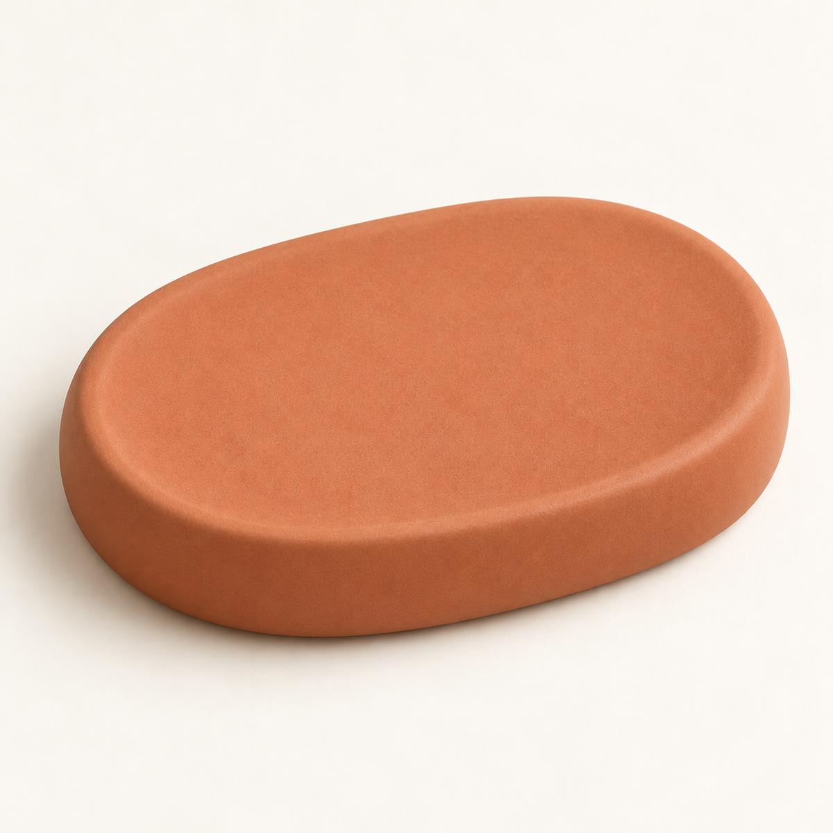 Oval Soap Dish — underside view